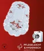 Tischdecke Tischtuch Stickerei Schmetterling 40 cm rund Produktbild-Vorschau 2