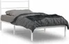 vidaXL Detská posteľ s čelom kovová biela 100x190 cm Náhľad obrázku produktu 2