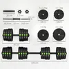 SPORTNOW 2-in-1 Hantel Set, 30 kg verstellbar Dumbbell Set Produktbild-Vorschau 3