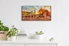 Wohnzimmer-Bild Leinwand Uhr 60x30 Foto Amsterdam Kanal am Produktbild-Vorschau 3