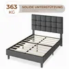 Yaheetech Polsterbett Doppelbett mit Höhenverstellbarem Produktbild-Vorschau 7