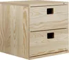 Bloc 2 tiroirs bois 36,2x36,2x33cm - Astigarraga - Voir les images du produit 1