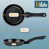 Vilde | Poêles 2 pcs - Ø 16/20 cm - Aluminium - Antiadhésif Voir les images du produit 5
