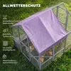 PawHut Hühnerstall 4㎡ Freilaufgehege Holz mit wetterfestem Produktbild-Vorschau 6