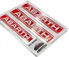 Abarth Chromaufkleber Offizielle 3 Logos, Tischmaße 94 x Produktbild-Vorschau 2