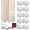 VEVOR - Juego de 10 fundas para postes, 149 x 143 x 160 mm. Vista previa de la imagen del producto 2