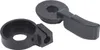 Two black plastic throttle lever components are shown against a white background. Podgląd zdjęcia produktu