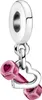 Pandora Charm Dangle Anhänger 799545C01 Dumbbell Heart Produktbild-Vorschau 1