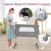 GOPLUS 3 in 1 Babywiege, tragbares Beistellbett mit Produktbild-Vorschau 5