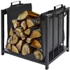 Kaminer 24628 Holzkorb 50,5 x 37 x 50 cm, schwarz Produktbild-Vorschau 1