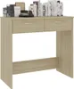 A wooden desk with drawers and books on top. Podgląd zdjęcia produktu
