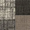 Designer Teppich Modern Kariert Kurzflor Design Meliert In Produktbild-Vorschau 5
