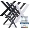HOLZBRINK Tischkufen X-Form aus Vierkantprofilen 40x40 mm, Produktbild-Vorschau 1