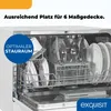 Exquisit Geschirrspüler GSP5206-030D weiss | Spülmaschine Produktbild-Vorschau 8