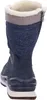 A single blue boot is shown from the back against a white background. Produktbild-Vorschau