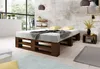 Lermowood Palettenbett M2 140 x 200 cm Palisander Holzbett Produktbild-Vorschau 1
