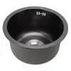 Mini Rundküchenspüle – Edelstahl Einbowl-Becken mit Produktbild-Vorschau 11