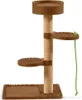 A cat tree with multiple platforms and a scratching post. Anteprima dell’immagine prodotto