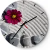 Wanduhr - Rund - Glasuhr - Zusammensetzung Steine Produktbild-Vorschau 1