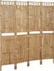 vidaXL 4-tlg. Raumteiler Bambus 160x180 cm Produktbild-Vorschau 1