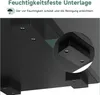 SONNI Schwarz hochglanz Vitrinenschrank mit LED beleuchtung Produktbild-Vorschau 5