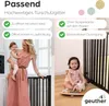 GEUTHER® Schutzgitter für Türen Oris Schwarz | Türgitter Produktbild-Vorschau 3