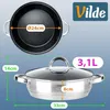 Vilde | Tegame induzione 3,1 L con coperchio - Ø 24 cm - Anteprima dell’immagine prodotto 5