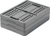 Three stacked folding crates. Produktbild-Vorschau