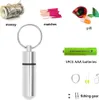 Pillendose Schlüsselanhänger Mini Aluminium Pillendose Produktbild-Vorschau 5