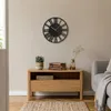 EKO wanduhr ohne tickgeräusche LOFT Piccolo Schwarz Produktbild-Vorschau 3