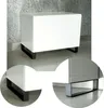 Moderne Möbelbeine Stahl Schwarz Rechteckig, 90mm Höhe, 2 Produktbild-Vorschau 2