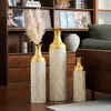Große Bodenvasen Gold 3er Set 50/66/83cm, Dekorative Produktbild-Vorschau 4