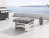 Lermowood Palettenmöbel Mp Hocker 80 x 80 x 40 cm Weiß | Produktbild-Vorschau 2