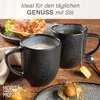 Moritz & Moritz ORGANIC reaktiv grau Tassen Set 6tlg. Produktbild-Vorschau 5