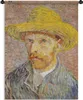 MuchoWow® Wandteppich Wandbehang Selbstporträt - Vincent Produktbild-Vorschau 1