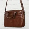Borsa per laptop in pelle rovesciata 15,6 marrone Anteprima dell’immagine prodotto 8