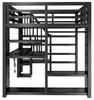 Letto a castello 160x200 cm con armadio, letto per Anteprima dell’immagine prodotto 9