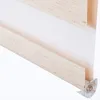 WOLTU Doppelrollo, Klemmfix ohne Bohren, Holzlook, Natur, Produktbild-Vorschau 3