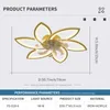 AIORBER Ventilateur de plafond moderne avec éclairage LED, Voir les images du produit 6