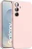 A pink phone case is shown on a light gray background, with a phone screen visible inside the case. Voir les images du produit