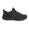 A black Skechers sneaker is shown from the side against a white background. Voir les images du produit