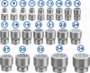 Set 21 bussole bi-esagonali, 1/2'', 8-36 mm Anteprima dell’immagine prodotto 8