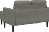 vidaXL Canapé 2 places avec chaise longue en L gris clair Voir les images du produit 4
