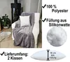 JACK 2er Set Innenkissen XXL Kissenfüllung 30x30 30x50 Produktbild-Vorschau 6