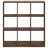 vidaXL Regál na knihy Hnědý dubový vzhled 102x32x108 cm Náhled obrázku produktu 4