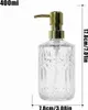 Dozownik mydła szklany 400 ml – elegancka butelka z pompką Podgląd zdjęcia produktu 3
