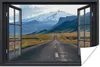 MuchoWow® Poster Aussicht - Berg - Straße 30x20 cm - Produktbild-Vorschau 1