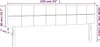 The Living Store Kopfteile 2 Stk. Rosa 80x5x78/88 cm Samt Produktbild-Vorschau 9