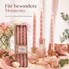 Boltze Stick Candle Twisto świeczka stołowa różowa matowa Podgląd zdjęcia produktu 8