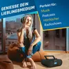 KLIM Boombox B4 Radio mit CD Player + AM/FM Radio, MP3, Produktbild-Vorschau 5